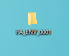 画像：設定ファイルを保存するフォルダの作成