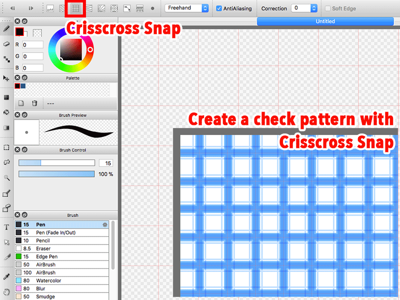 Diagram：Crisscross Snap