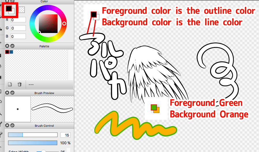 Diagram：Change Edge Pen Colors