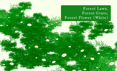 Brush : Forest Lawn, Forest Grass, Forest Flower (White)