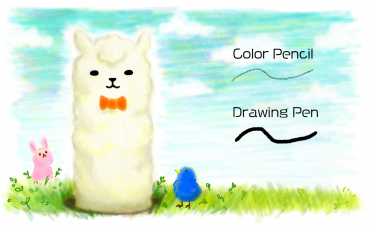 Brush : Color Pencil, Drawing Pen
