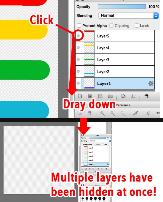 How to show hide all layers at once FireAlpacaHUB