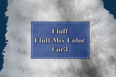 Brush :Fluff,Fluff Mix Color,Fur3