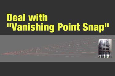 Deal with “Vanishing Point Snap”