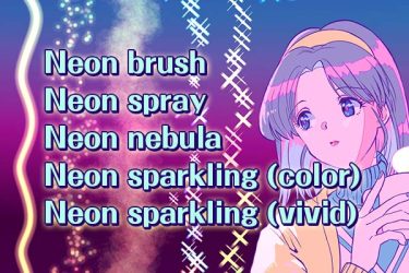 Neon Brush 5 types